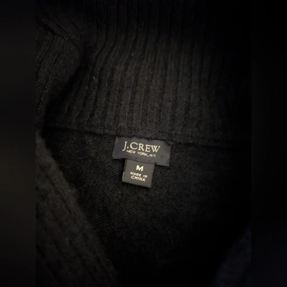 J. Crew Men's Shawl Neck Lambs Wool Pullover M